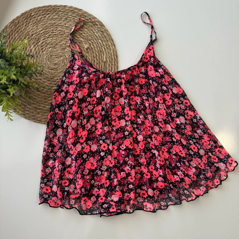 Express Floral‎ Sleeveless Cami Size Small